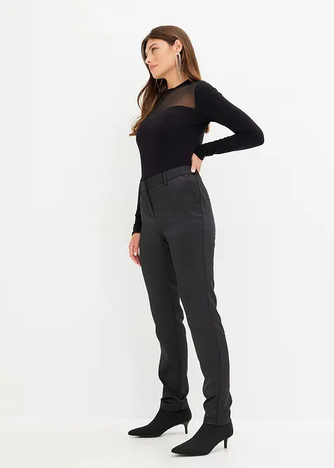 Pantalon de tailleur en satin, bonprix