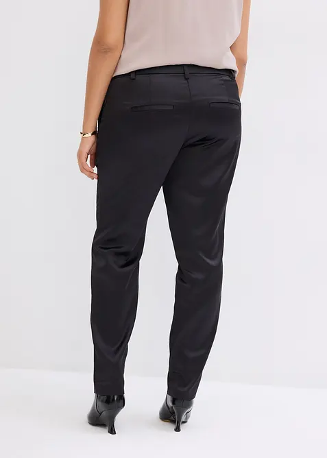 Pantalon de tailleur en satin, bonprix