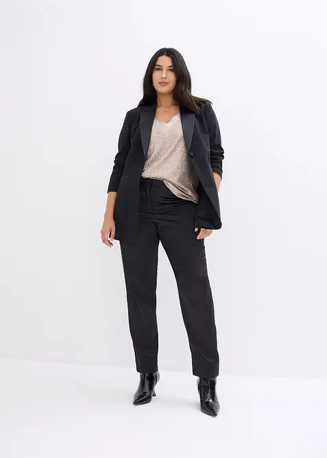 Pantalon de tailleur en satin, bonprix