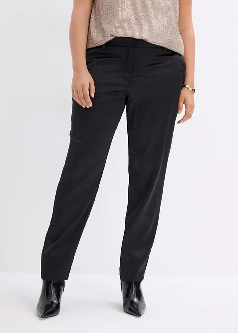 Pantalon de tailleur en satin, bonprix