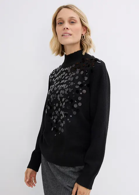 Pull &agrave; sequins, bonprix
