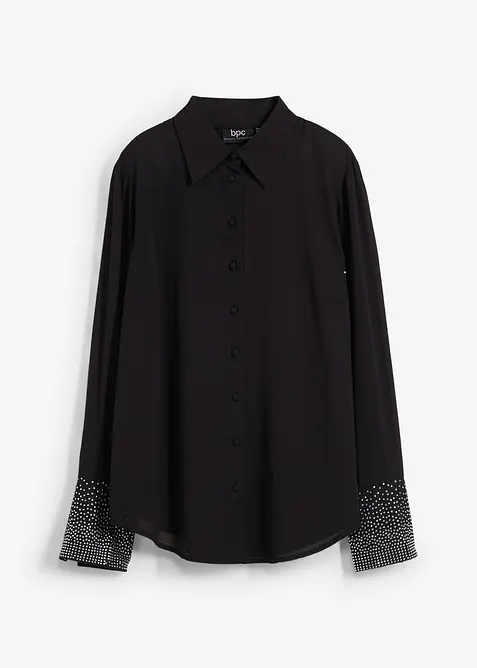 Chemisier avec manchettes à strass, bonprix