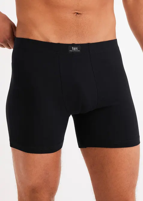 Lot de 5 boxers midi coton, bonprix
