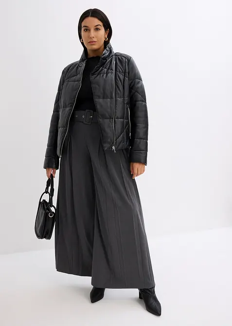 Pantalon de tailleur fluide en viscose mélangée, bonprix