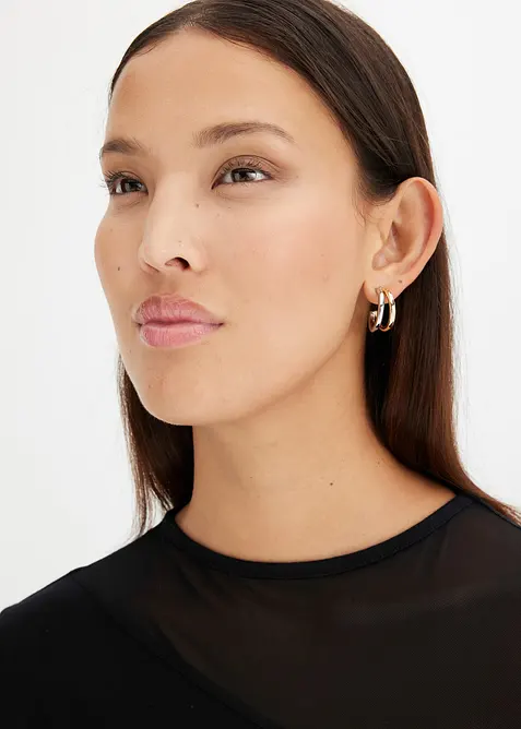 Créoles en laiton, bonprix