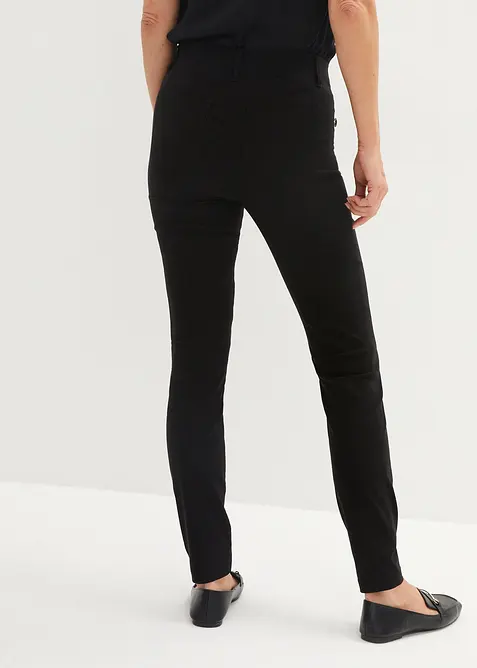 Pantalon extensible à taille élastiquée, viscose majoritaire, bonprix