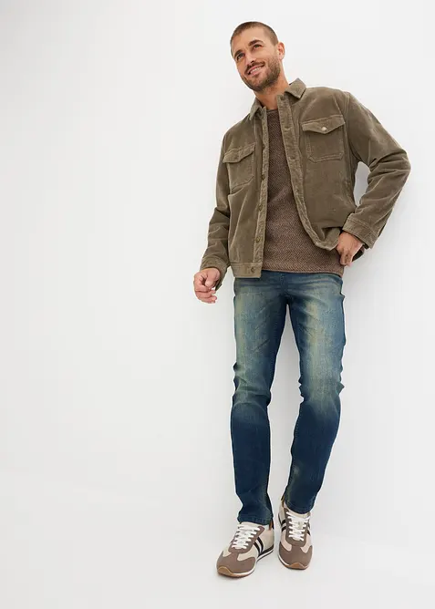 Jean slim extensible et léger, droit, bonprix