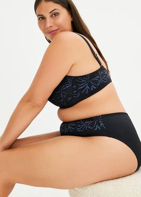 Soutien-gorge minimiseur à fil brillant multicolore, bonprix