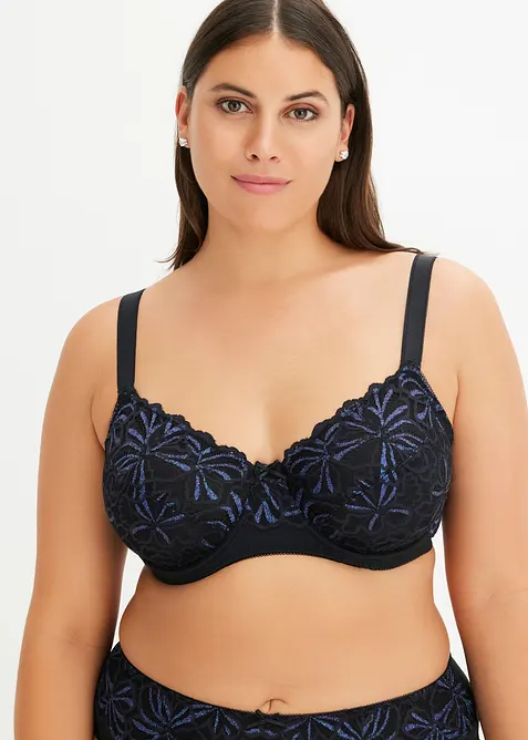Soutien-gorge minimiseur à fil brillant multicolore, bonprix
