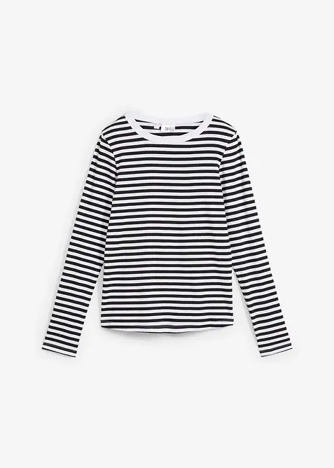 T-shirt manches longues 100% coton, bonprix