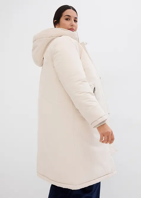 Manteau d&rsquo;hiver avec doublure capuche en polaire peluche, bonprix