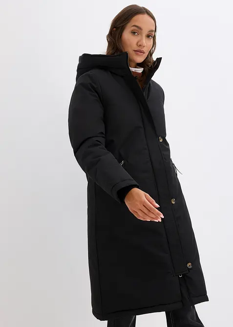 Manteau d’hiver avec doublure capuche en polaire peluche, bonprix