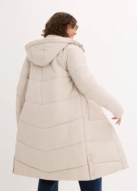 Doudoune avec capuche doublée sherpa, bonprix