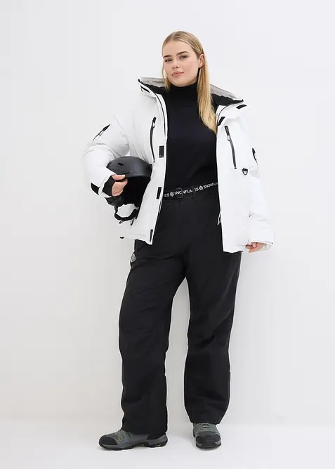Veste de ski imperméable avec pare-neige, bonprix