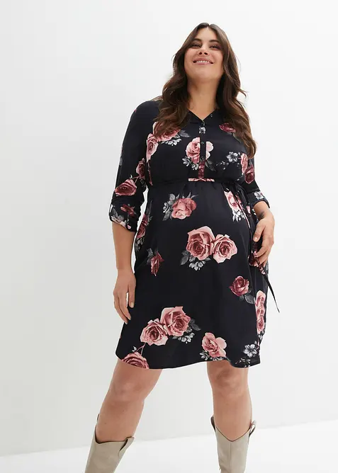 Robe-blouse de grossesse et d'allaitement en viscose fluide, bonprix