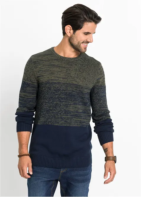 Pull doux en fine maille, coupe ventre confort, bonprix