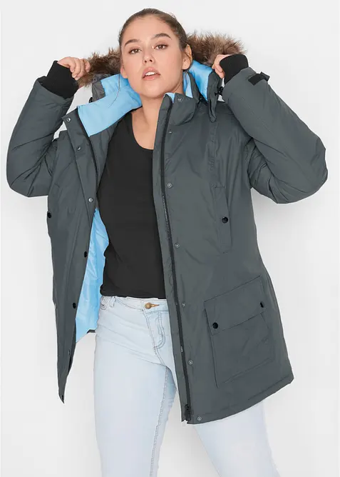 Parka outdoor imperméable et technique à capuche, bonprix