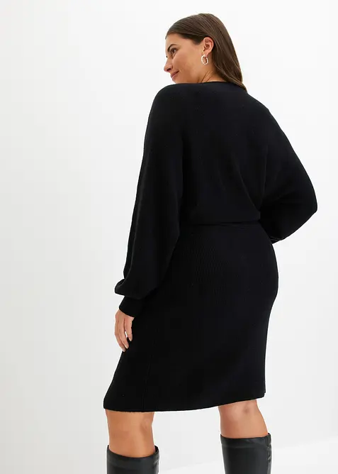 Robe en maille de viscose mélangée, bonprix