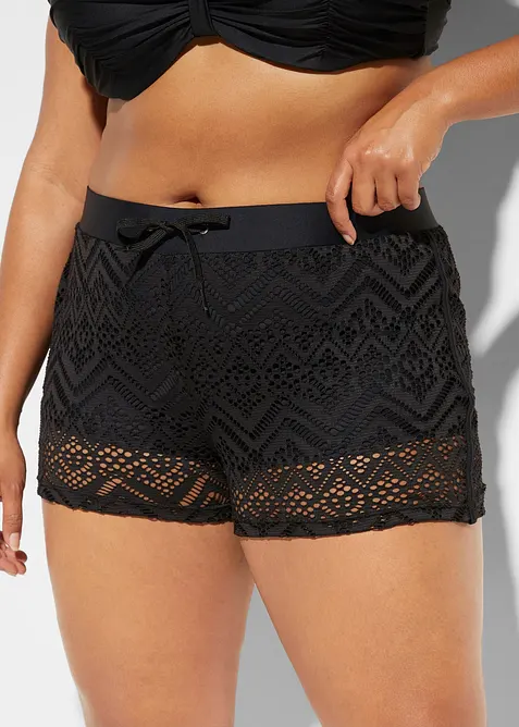 Short de bain en dentelle, bonprix