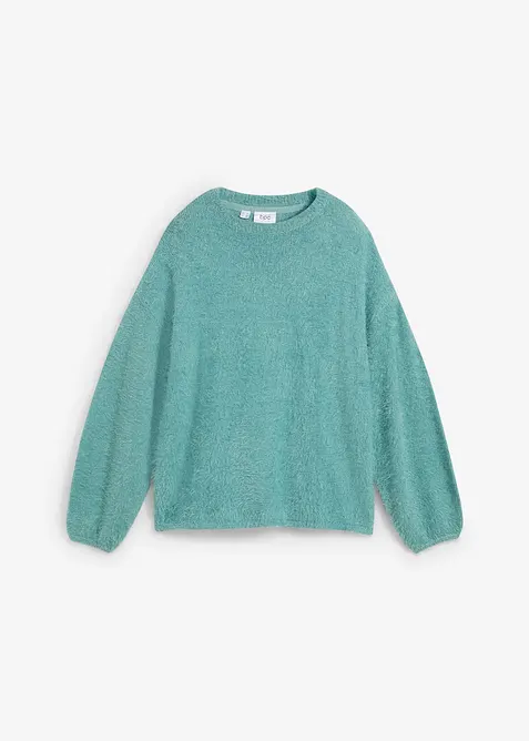 Pull en fil duveteux, bonprix