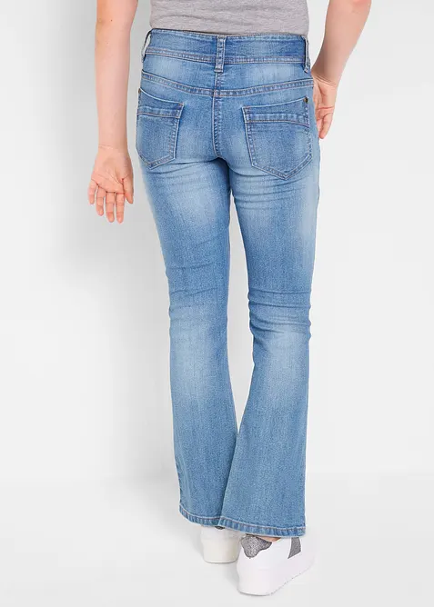 Jean bootcut extensible taille mi-haute, bonprix