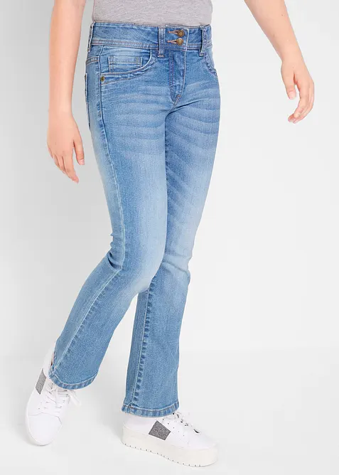 Jean bootcut extensible taille mi-haute, bonprix