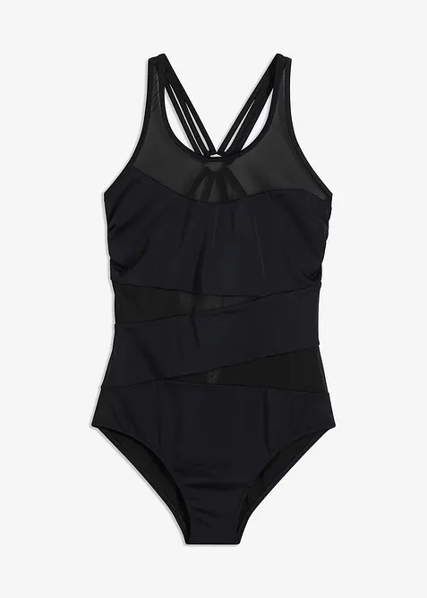 Maillot 1 pièce sculptant, maintien léger, bonprix