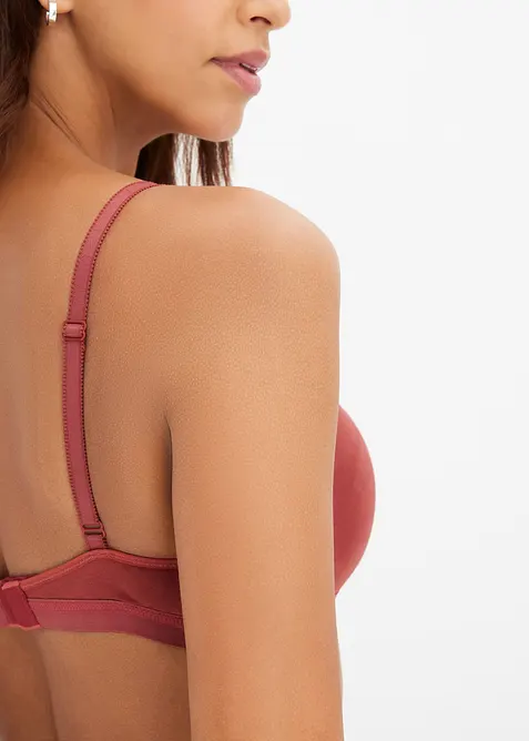 Lot de 3 soutiens-gorge coton sans armatures, bonprix