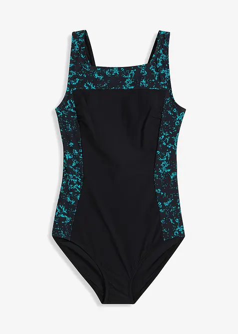 Maillot 1 pièce sculptant à encolure carrée, maintien modéré, bonprix