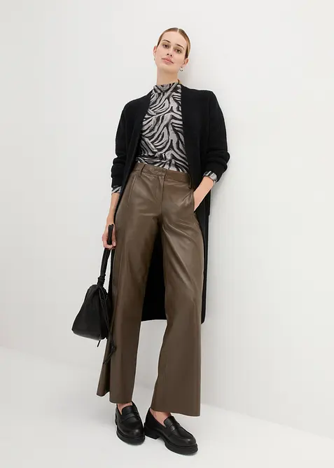 Manteau en maille avec de l’alpaga, bonprix