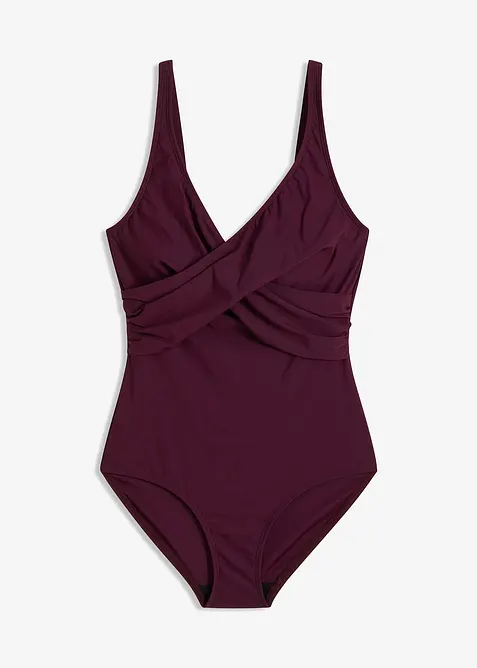 Maillot 1 pi&egrave;ce sculptant, maintien l&eacute;ger, bonprix