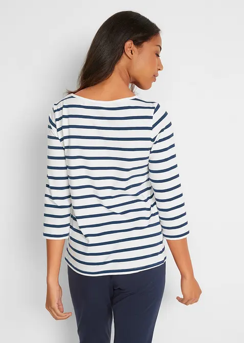 T-shirt manches longues coton, bonprix