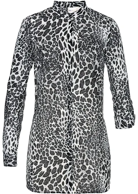 Chemisier long en mousseline, bonprix