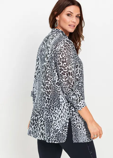 Chemisier long en mousseline, bonprix