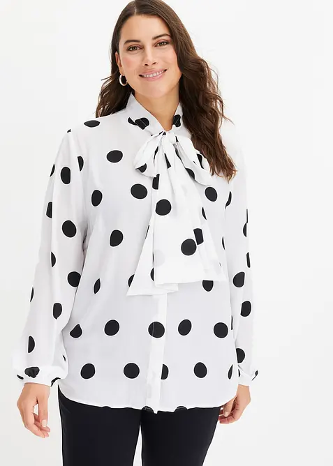 Chemisier &agrave; lavalli&egrave;re, bonprix