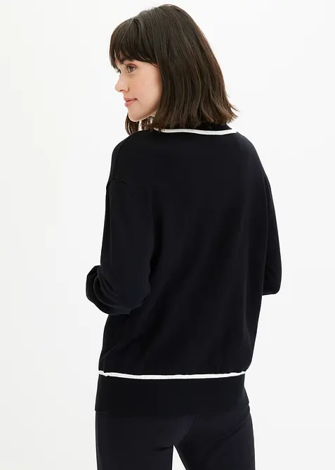 Cardigan à col V, bonprix