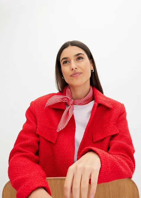 Foulard rayé en velours éponge, bonprix