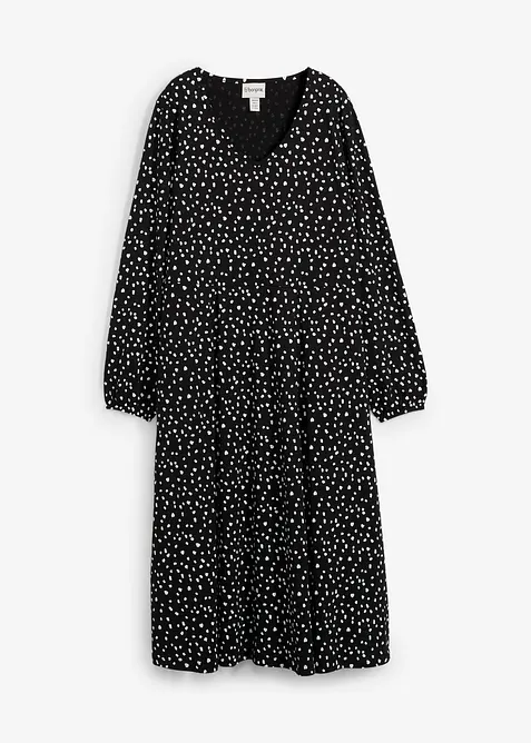 Robe midi en jersey coton, bonprix