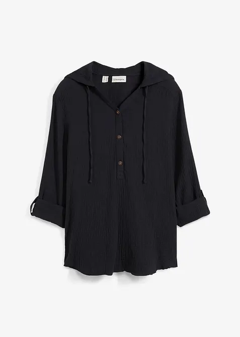Blouse l&eacute;g&egrave;re en gaze de coton, bonprix