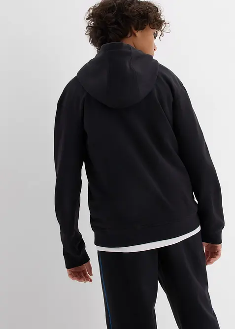 Sweat &agrave; capuche en mati&egrave;re douce, bonprix