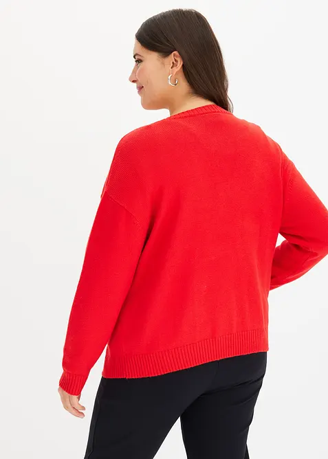 Gilet en maille avec poches, bonprix