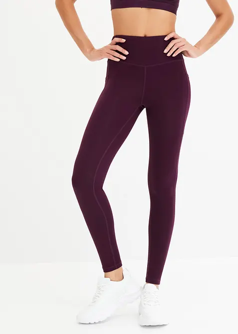 Legging de sport confortable avec poche pour portable, s&eacute;chage rapide, bonprix