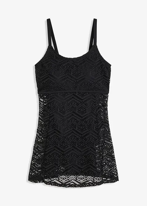 Robe de bain avec dentelle, bonprix