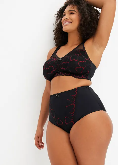 Soutien-gorge grand maintien sans armatures, bretelles rembourr&eacute;es, bonprix