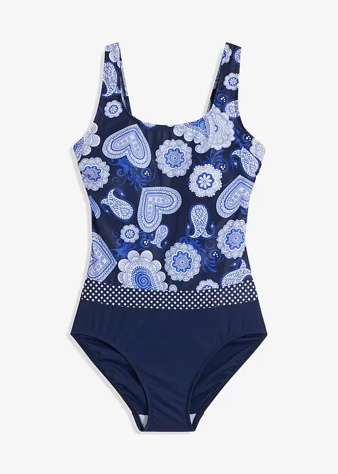 Maillot 1 pièce sculptant, maintien modéré, bonprix