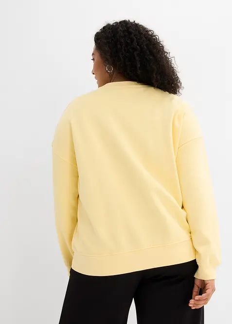 Sweat-shirt oversize 100% coton, bonprix