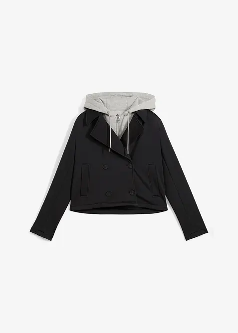 Veste à capuche de couleur contrastante, bonprix