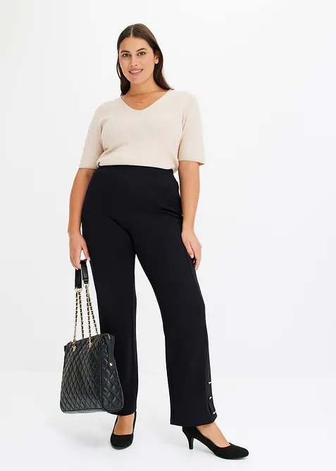 Pantalon en jersey milano, bonprix