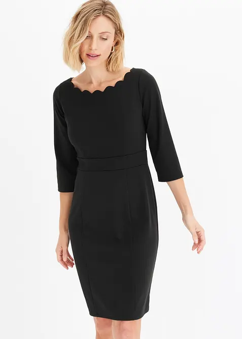 Robe fourreau en jersey milano, bonprix