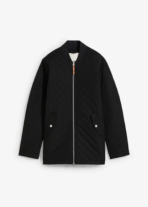 Veste longue matelassée, bonprix